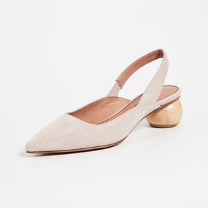 Matiko slingback wooden heel